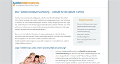 Desktop Screenshot of familienunfallversicherung.org